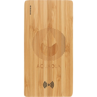 Plank 5000 mAh Bamboo Wireless Power Bank 