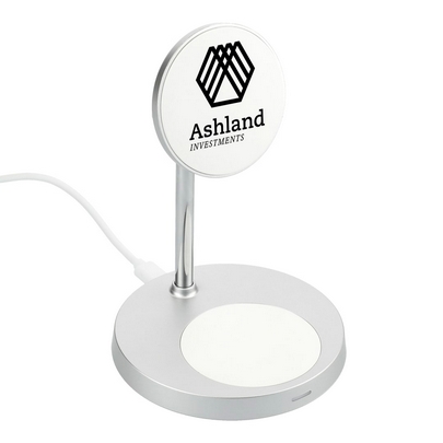 MagClick™ Dual Fast Wireless Charging Stand w/Base
