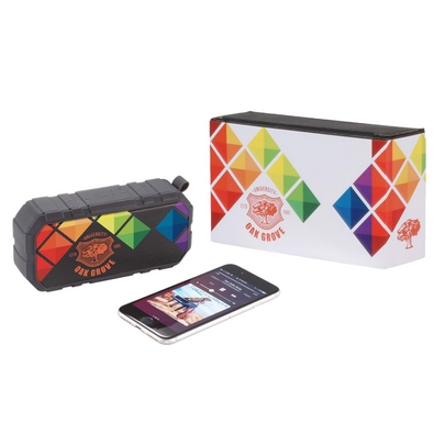 Brick Outdoor Bluetooth Speaker w/ Full Color Wrap