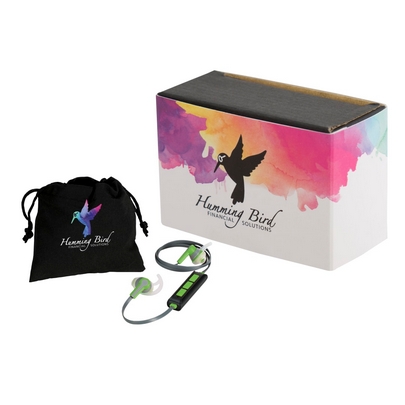  Boom Bluetooth Earbuds with Full Color Wrap 