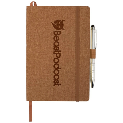 5.5" x 8.5" Heathered Soft JournalBook® Bundle Se