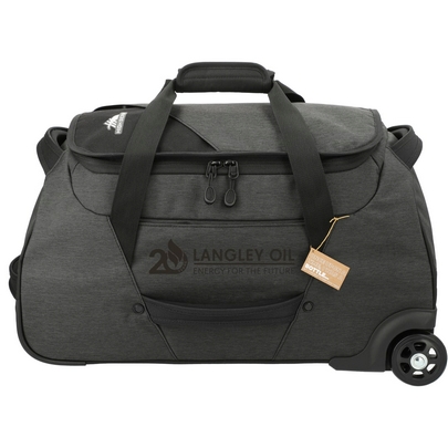  High Sierra Forester RPET 22&quot; Wheeled Duffel 