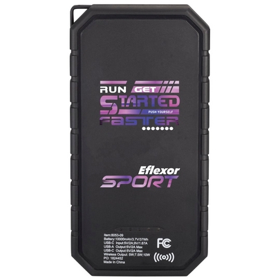 High Sierra® IPX 5 Solar Fast Wireless Power Bank