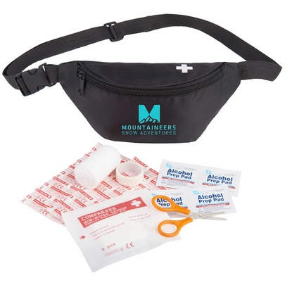  Hipster 18-Piece First Aid Fanny Pack 