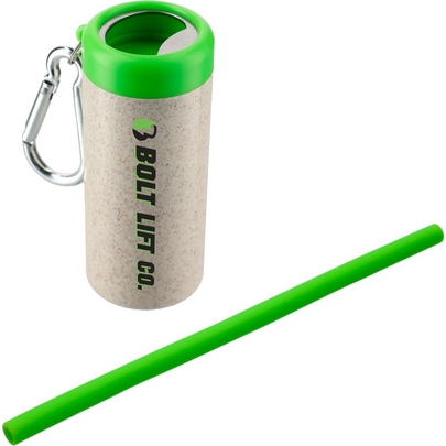 Reusable Straw in Bottle Opener Case