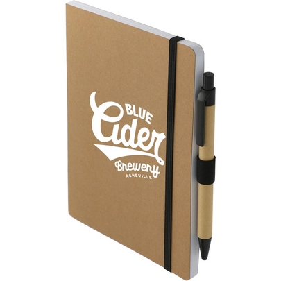  5&quot; x 7&quot; FSC Recycled Notebook and Pen Set 