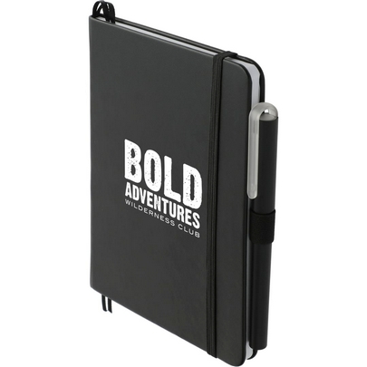 5" x 7" Bulleting Bound Notebook w Pen