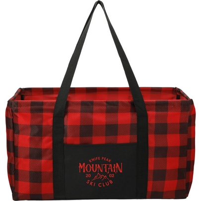  Buffalo Plaid Utility Tote 