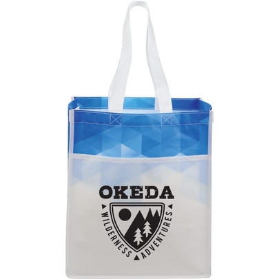  Gradient Laminated Grocery Tote 