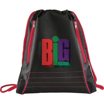Neon Deluxe Drawstring Bag