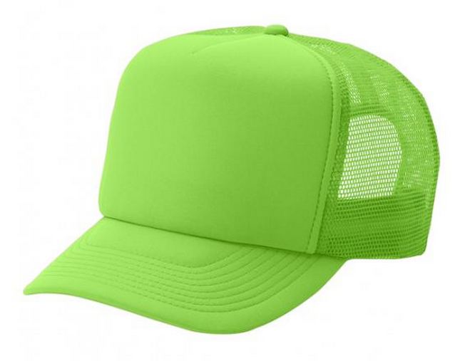Custom Printed Neon Mesh Trucker Hats - FDC
