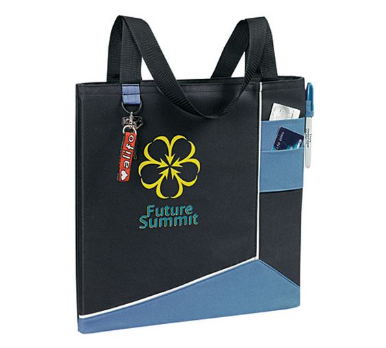 Custom Printed Geomeric Tote - TB-6832 With Logo
