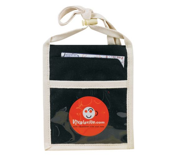 Eco Canvas Convention Neck Wallet