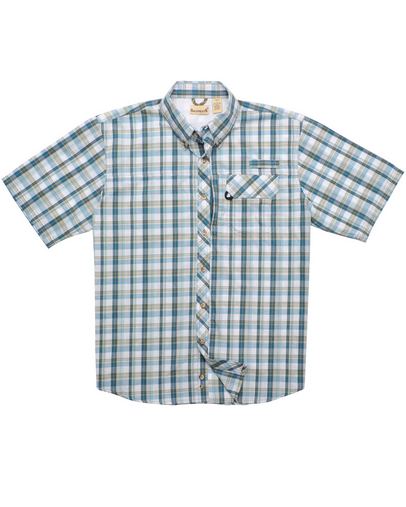  Men's Sport Utility Short-Sleeve Plaid Shirt 