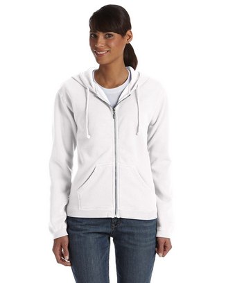  Ladies' Full-Zip Hooded Sweatshirt 