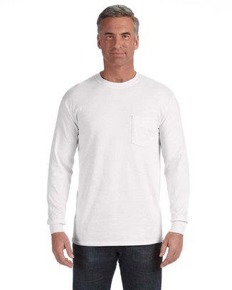  Adult Heavyweight RS Long-Sleeve Pocket T-Shirt 