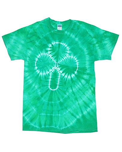 Adult Rainbow Pattern Tie-Dyed Tee