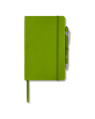 Soft Cover Journal And Pen Set - ACID GREEN - OS 