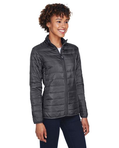 Custom Embroidered Core 365 Ladies' Prevail Packable Puffer Jacket - CE700W