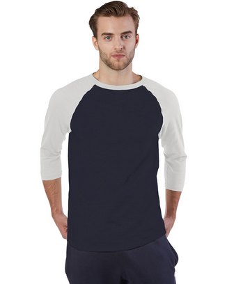  Adult Ringspun Slub Baseball T-Shirt 