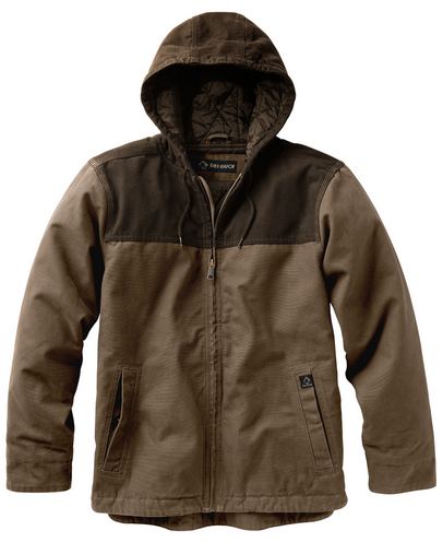 Men's 12 oz. 100% Cotton Canvas Hooded Terrain Jacket