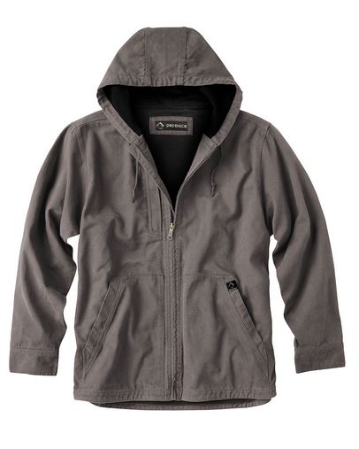 Men's Hooded Tall Laredo Jacket - GRAVEL - XLT