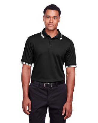 Men's CrownLux Performance™ Plaited Tipped Polo