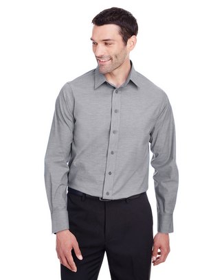 Men's Crown Collection® Stretch Pinpoint Chambray Shirt