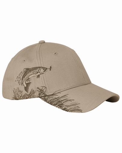 Brushed Cotton Twill Trout Cap - SAND - OS