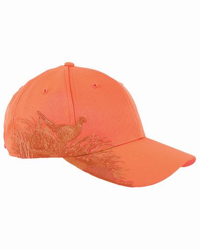 Brushed Cotton Twill Pheasant Cap - BLAZE - OS