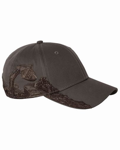  Brushed Cotton Twill Excavating Cap - DARK BROWN - OS 