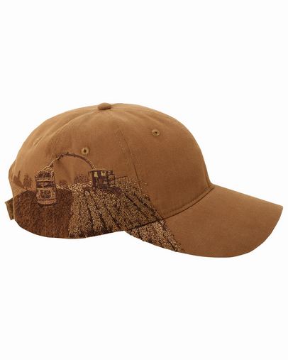  Brushed Cotton Twill Harvesting Cap - SADDLE - OS 