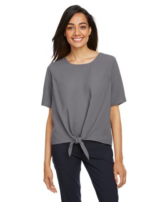  Ladies' Perfect Fit™ Tie-Front Blouse 