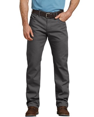  Men's FLEX Regular Fit Straight Leg Tough Max™ Duck 5-Pocket Pant - STONEWSH SLTE _30 - 30 