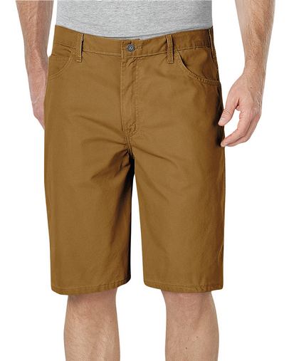  Men's 11" Relaxed Fit Lightweight Duck Carpenter Short - RNS BRWN DCK _30 - OS 
