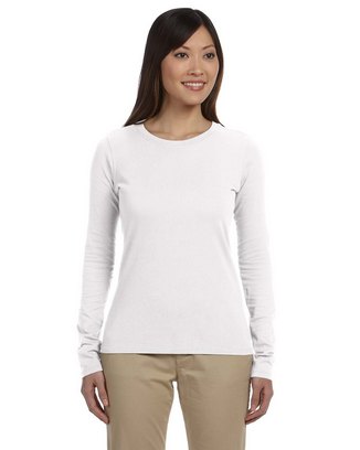 Ladies' 100% Organic Cotton Classic Long-Sleeve T-Shirt