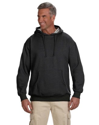 Adult Organic/Recycled Heathered Fleece Pullover Hooded Sweatshirt