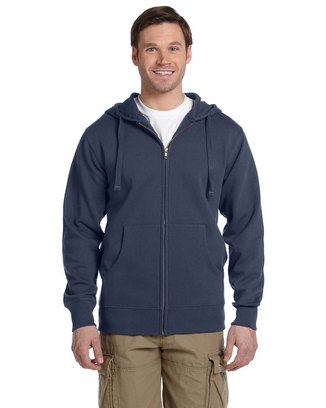 Men's Organic/Recycled Full-Zip Hooded Sweatshirt