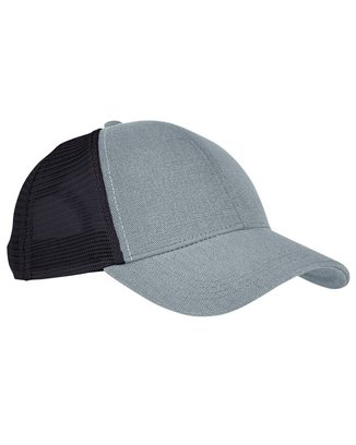  Unisex Hemp Eco Trucker Recycled Polyester Mesh Cap 