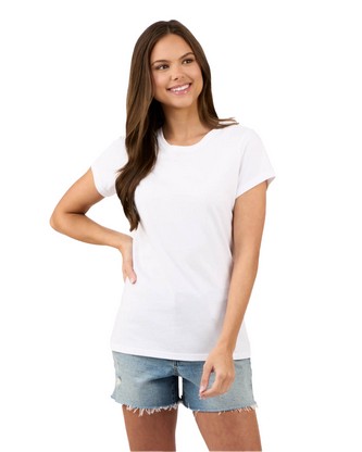 Ladies' Recrafted Recyled T-Shirt - WHITE - XXS