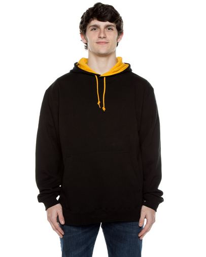 Unisex 10 oz. 80/20 Poly/Cotton Contrast Hood Sweatshirt