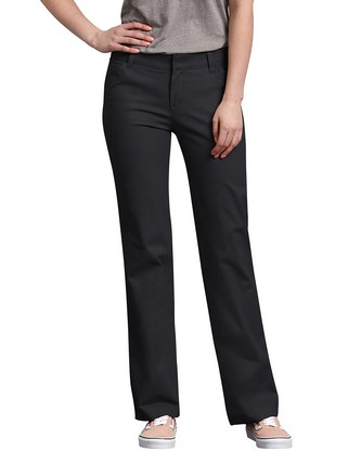  Ladies' Relaxed Straight Stretch Twill Pant - BLACK _02 - 31R 