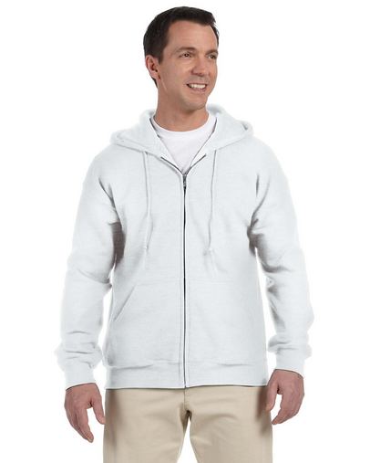  Adult DryBlend® Adult 50/50 Full-Zip Hooded Sweatshirt 