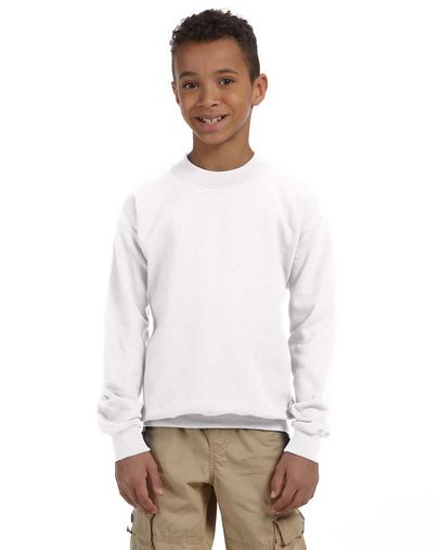 Youth Heavy Blend??? 8 oz., 50/50 Fleece Crew