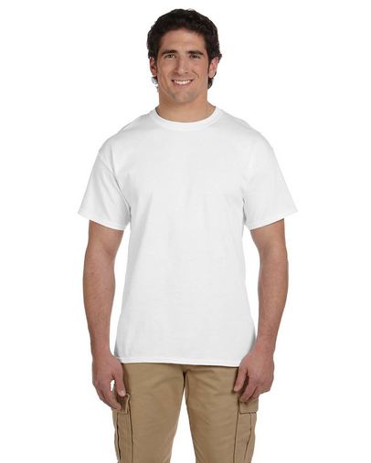  Adult Ultra Cotton® Tall T-Shirt - WHITE - LT 