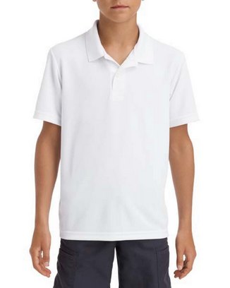  Youth Performance Double Pique Polo 