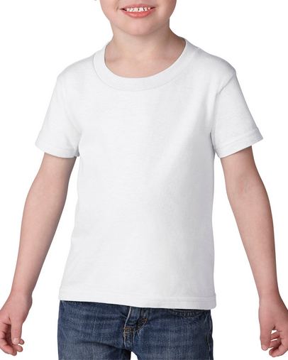 Toddler Heavy Cotton™ T-Shirt - WHITE - 2T