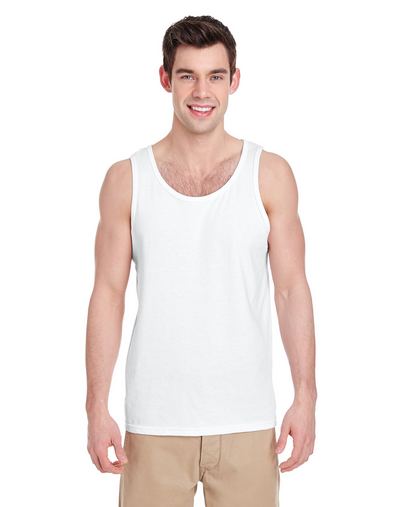  Adult Heavy Cotton™ Tank - WHITE - S 