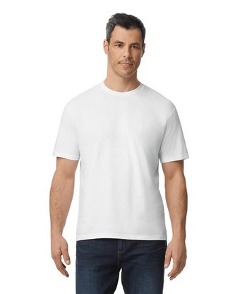 Unisex Softstyle Midweight T-Shirt - WHITE - S