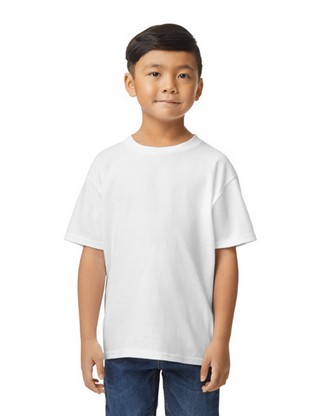  Youth Softstyle Midweight T-Shirt - WHITE - XS 